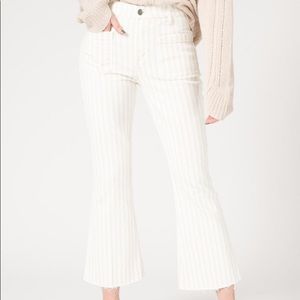 Frame Denim Crop Flare Jeans